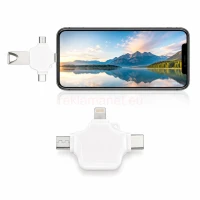 Рекламен USB адаптер 3-в-1 - Рекламни технологични продукти 2